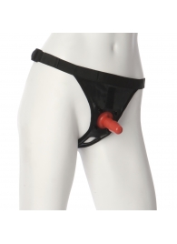 Трусики со штырьком для фиксации насадок Ultra Harness with Plug - Doc Johnson - купить с доставкой в Батайске