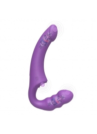 Фиолетовый безремневой страпон Straples Strap-On Dildo - Erokay - купить с доставкой в Батайске