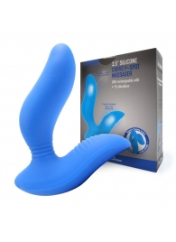 Синий вибромассажер простаты 3,5’’ Curve P-spot Massager - 12 см. - Erokay - в Батайске купить с доставкой