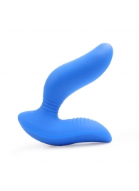 Синий вибромассажер простаты 3,5’’ Curve P-spot Massager - 12 см. - Erokay - в Батайске купить с доставкой