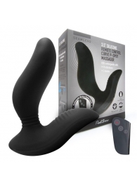 Черный вибромассажер простаты 3,5’’ Remote Control Curve P-spot Massager - 12 см. - Erokay - в Батайске купить с доставкой