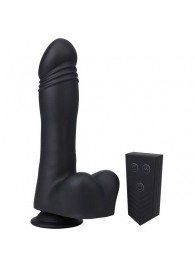 Черная мини-машина на присоске Piston Thruster - Doc Johnson - купить с доставкой в Батайске