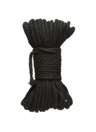 Черная верёвка для связывания и фиксации Bind Tie - 15,24 м. - Doc Johnson - купить с доставкой в Батайске