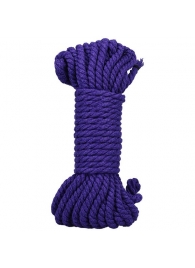 Фиолетовая верёвка для связывания и фиксации Bind Tie - 9,14 м. - Doc Johnson - купить с доставкой в Батайске
