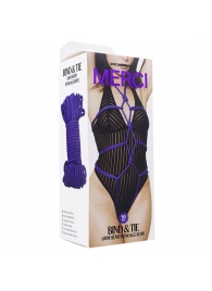 Фиолетовая верёвка для связывания и фиксации Bind Tie - 15,24 м. - Doc Johnson - купить с доставкой в Батайске