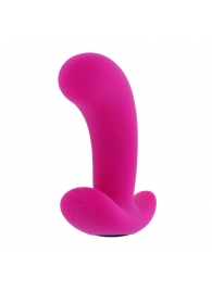 Розовый вибромассажёр простаты с пультом ДУ Hooking Up - 9,5 см. - Selopa - в Батайске купить с доставкой