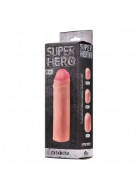 Фаллоудлинитель SUPER HERO Casanova - 18 см. - Lola Games - в Батайске купить с доставкой