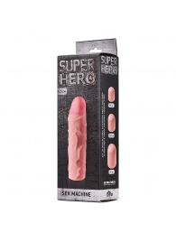 Фаллоудлинитель SUPER HERO Sex Machine - 15,5 см. - Lola Games - в Батайске купить с доставкой