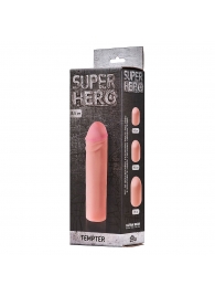 Фаллоудлинитель SUPER HERO Tempter - 16 см. - Lola Games - в Батайске купить с доставкой