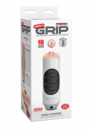 Мастурбатор-вагина Extreme Toyz Mega Grip Vibrating Stroker Mouth - Pipedream - в Батайске купить с доставкой