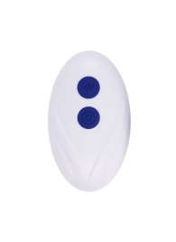 Синее эрекционное виброкольцо с клиторальной подушечкой и пультом ДУ Adjustable Fun Ring - Zero Tolerance - в Батайске купить с доставкой