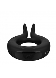 Черное эрекционное кольцо Marry Me Rechargeable Vibrating Cockring - Adrien Lastic - в Батайске купить с доставкой