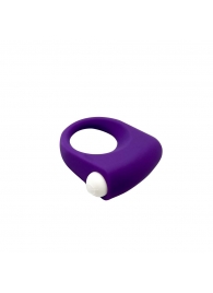 Фиолетовое эрекционное кольцо Puggle Vibrating Ring with Bullet - Adrien Lastic - в Батайске купить с доставкой