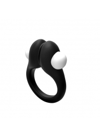 Черное эрекционное кольцо Zippy Vibrating Ring With Bullet - Adrien Lastic - в Батайске купить с доставкой