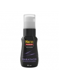 Пролонгирующая гель-смазка Sico Marathon - 50 мл. - Sico - купить с доставкой в Батайске