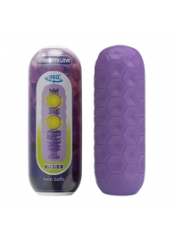 Фиолетовый мастурбатор Venus-X Twin balls - Baile - в Батайске купить с доставкой