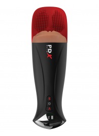 Мастурбатор-вагина в колбе с вибрацией Fuck-O-Matic Pro XL - Pipedream - в Батайске купить с доставкой