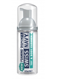 Очищающая пенка для игрушек и тела Toy   Body Cleaner Foamer - 47 мл. - Swiss navy - купить с доставкой в Батайске