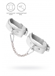 Белые мини-оковы со скруглёнными углами - Pecado - купить с доставкой в Батайске