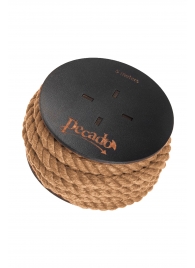 Джутовая веревка для шибари на катушке - 5 м. - Pecado - купить с доставкой в Батайске