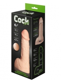 Телесный фаллоудлинитель с мошонкой Cock Next - 17 см. - LOVETOY (А-Полимер) - в Батайске купить с доставкой