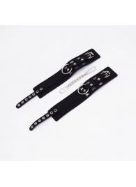 Черные кожаные оковы Sex - Crazy Handmade - купить с доставкой в Батайске