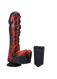 Черно-красная мини-машина на присоске Tendril Thruster - 21,6 см. - Doc Johnson - купить с доставкой в Батайске