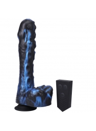 Черно-синяя мини-машина на присоске Tendril Thruster - 21,6 см. - Doc Johnson - купить с доставкой в Батайске