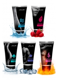 Набор из 5 лубрикантов JUJU (увлажняющий, Hot+, Long, Anal, малина) - JuJu - купить с доставкой в Батайске