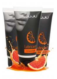 Набор из 3 съедобных лубрикантов JUJU со вкусом грейпфрута - JuJu - купить с доставкой в Батайске