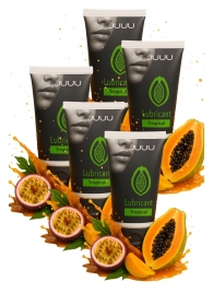 Набор из 5 съедобных лубрикантов JUJU со вкусом тропических фруктов - JuJu - купить с доставкой в Батайске
