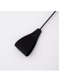 Стек с широким черным кожаным наконечником и металлической ручкой - 67 см. - Crazy Handmade - купить с доставкой в Батайске