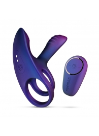 Фиолетовое эрекционное виброкольцо с клиторальной подушечкой Infinity Ignite - ONE DC B.V. - в Батайске купить с доставкой