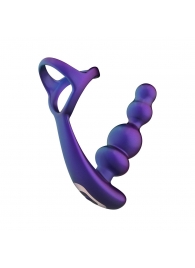 Фиолетовое эрекционное виброкольцо с анальной ёлочкой Stellar Force - ONE DC B.V. - в Батайске купить с доставкой