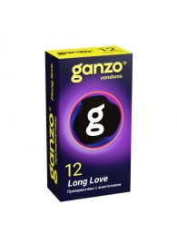Презервативы с анестетиком для продления удовольствия Ganzo Long Love - 12 шт. - Ganzo - купить с доставкой в Батайске