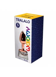 Анальная втулка Wooomy Tralalo Size S с прозрачным кристаллом - Adrien Lastic