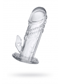 Прозрачная насадка на пенис Uco - 13 см. - A-toys - в Батайске купить с доставкой