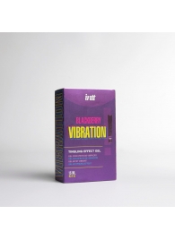 Стимулирующий гель с эффектом вибрации Blackberry Vibration - 15 мл. - INTT - купить с доставкой в Батайске