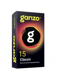 Классические презервативы с обильной смазкой Ganzo Classic - 15 шт. - Ganzo - купить с доставкой в Батайске