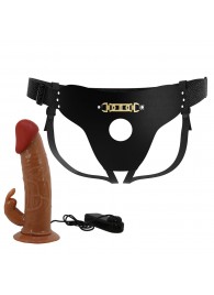 Мужской полый страпон с вибрацией Marion - Baile - купить с доставкой в Батайске