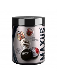 Черные утолщенные презервативы MAXUS Extra Strong с железным кейсом - 15 шт. - Maxus - купить с доставкой в Батайске