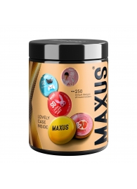 Точечные презервативы MAXUS 2000 Amazing Dots с железным кейсом - 12 шт. - Maxus - купить с доставкой в Батайске