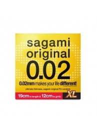 Презерватив увеличенного размера Sagami Original 0.02 XL-size - 1 шт. - Sagami - купить с доставкой в Батайске