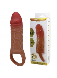 Реалистичная насадка на член Peirre - 15,5 см. - Baile - в Батайске купить с доставкой