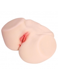 Мастурбатор-полуторс с двойным слоем материала Jenny Onahole Real Vagina - KOKOS - в Батайске купить с доставкой