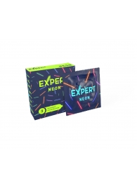 Светящиеся в темноте презервативы Expert Neon - 3 шт. - Expert - купить с доставкой в Батайске