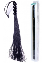 Черная силиконовая плеть - 37 см. - Boys of Toys - купить с доставкой в Батайске