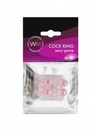 Прозрачная насадка на пенис с цветными шариками - Erowoman-Eroman - в Батайске купить с доставкой