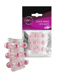 Прозрачная сквозная насадка на пенис с цветными шариками - Erowoman-Eroman - в Батайске купить с доставкой