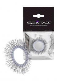 Круглое эрекционное кольцо с «ресничками» - Sextaz - в Батайске купить с доставкой